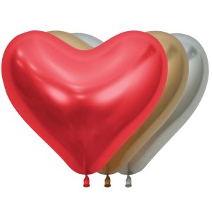 Amor Globos | 14 Inch Heart Shape Reflex Assortment Amor Globos Amor Globos