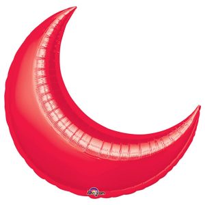 Crescent Moons | 35 Inch Crescent Moon – Red (3 Pk) Crescent Moons Crescent Moons