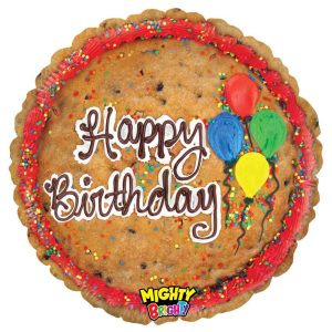 Feliz Cumpleanos Globos | 21 Inch Mighty Pic Cookie Cake Feliz Cumpleanos Globos Feliz Cumpleanos Globos