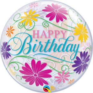 Feliz Cumpleanos Globos | 22 Inch Bubble – Birthday Flowers & Filigree Feliz Cumpleanos Globos Feliz Cumpleanos Globos