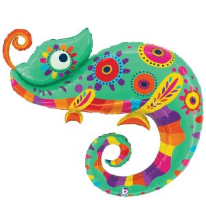 Fiesta Globos | 39 Inch Festive Chameleon Fiesta Globos Fiesta Globos