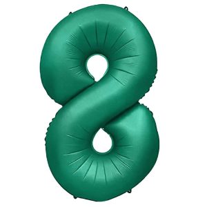 Foil Numbers | 32 Inch Number 8 – Metal Balloons – Green Foil Balloons Foil Numbers