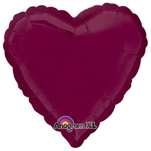 Hearts | 18 Inch Heart – Berry Foil Balloons Hearts