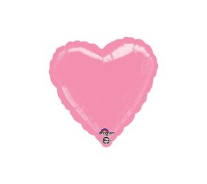 Hearts | 18 Inch Heart – Metallic Pink Foil Balloons Hearts