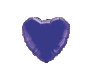 Hearts | 18 Inch Heart – Quartz Purple Foil Balloons Hearts