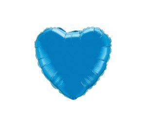 Hearts | 18 Inch Heart – Sapphire Blue Foil Balloons Hearts