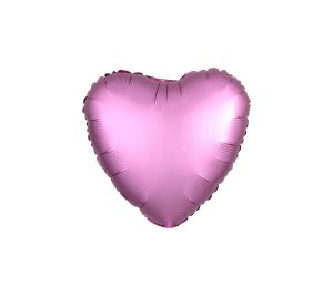 Hearts | 18 Inch Heart – Satin Luxe Flamingo Foil Balloons Hearts