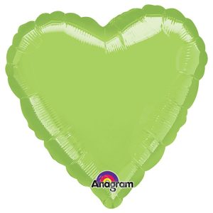 Hearts | 32 Inch Heart – Lime (3 Pk) Foil Balloons Hearts