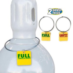 Helium Tanks | Cylinder Tank Tags – Full / Empty Equipment Cylinder Safety Equipment