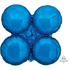 Magic Arch | 13 Inch Magicarch Small – Metallic Blue (Air-Fill Only) Foil Balloons Magic Arch