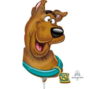 Minishapes | 13.5 Inch Scooby-Doo Head Shape (Air-Fill Only) Foil Balloons Minishapes