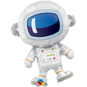 Minishapes | 14 Inch Mini Adorable Astronaut (Air Fill Only) Foil Balloons Minishapes