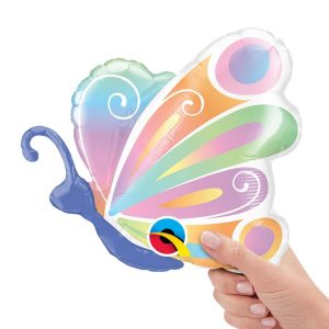 Minishapes | 14 Inch Mini Beautiful Butterfly (Air-Fill Only) Foil Balloons Minishapes