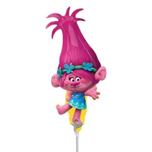 Minishapes | 15 Inch Trolls Mini Shape (Air-Fill Only) Foil Balloons Minishapes