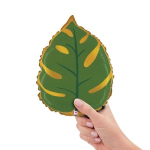 Palm Fronds | 14 Inch Tropical Leaf Mini Shape (Air-Fill Only) Foil Balloons Minishapes