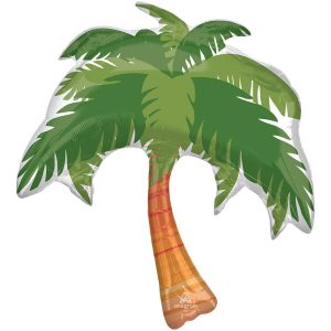 Palm Fronds | 33 Inch Beach Life Palm Tree Foil Balloons Palm Fronds