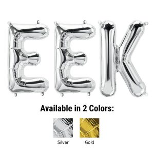 Phrases & Number Kits | 16 Inch Eek – Northstar Letters Kit (Air-Fill Only) Foil Balloons Phrases & Number Kits