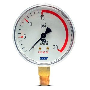 Replacement Parts | 2 1/2 Inch Chrome Plated Pressure Gauge – Dial Oxygen Service Equipment Replacement Parts