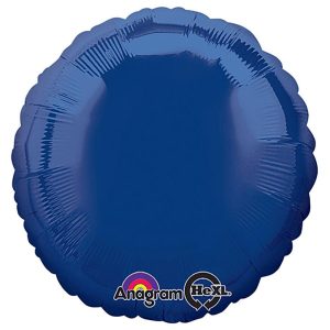 Rounds | 18 Inch Circle – Navy Blue Foil Balloons Rounds