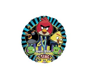 Singing Balloons | 28 Inch Angry Birds Sing-A-Tune Foil Balloons Singing Balloons