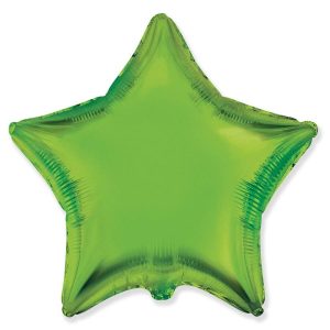 Stars | 18 Inch Star – Lime Green Foil Balloons Stars