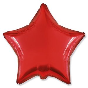 Stars | 18 Inch Star – Red Foil Balloons Stars