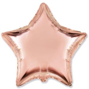 Stars | 18 Inch Star – Rose Gold Foil Balloons Stars