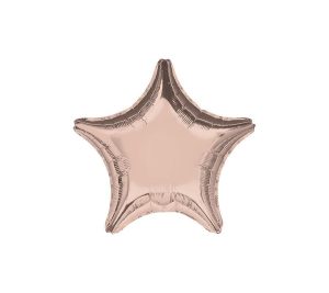 Stars | 19 Inch Star – Rose Gold Foil Balloons Stars