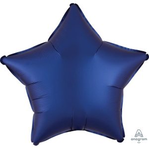 Stars | 19 Inch Star – Satin Luxe Navy Foil Balloons Stars