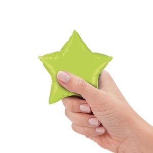 Stars | 4 Inch Mini Star – Lime Green (Air-Fill Only) Foil Balloons Minishapes